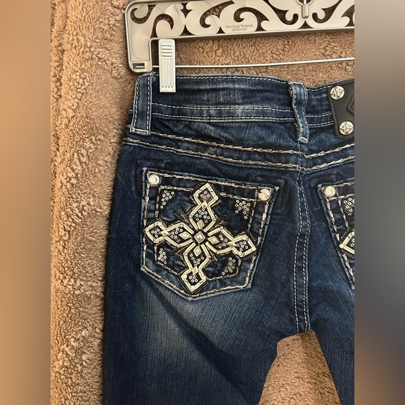 Miss Me Dark Blue Boot Cut Jeans - Picture 7 of 13